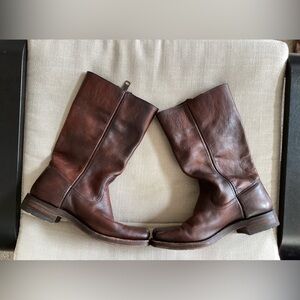 Frye Women's Brown Leather Heath Boots 7